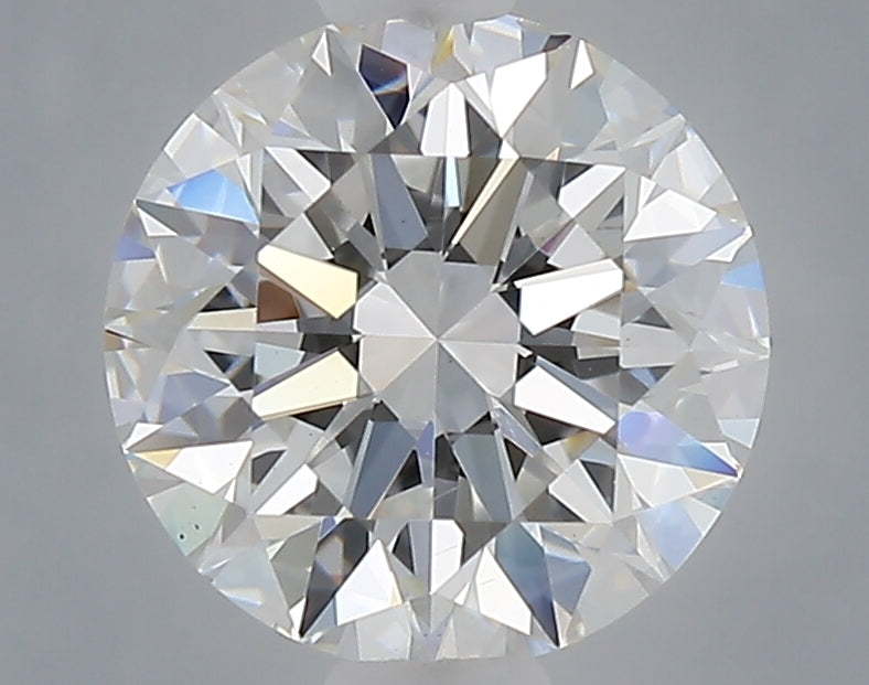 1.37 carat round lab grown diamond E color VS2 clarity