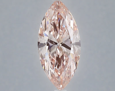2.39 carat fancy vivid pink marquise lab grown diamond VS2 clarity
