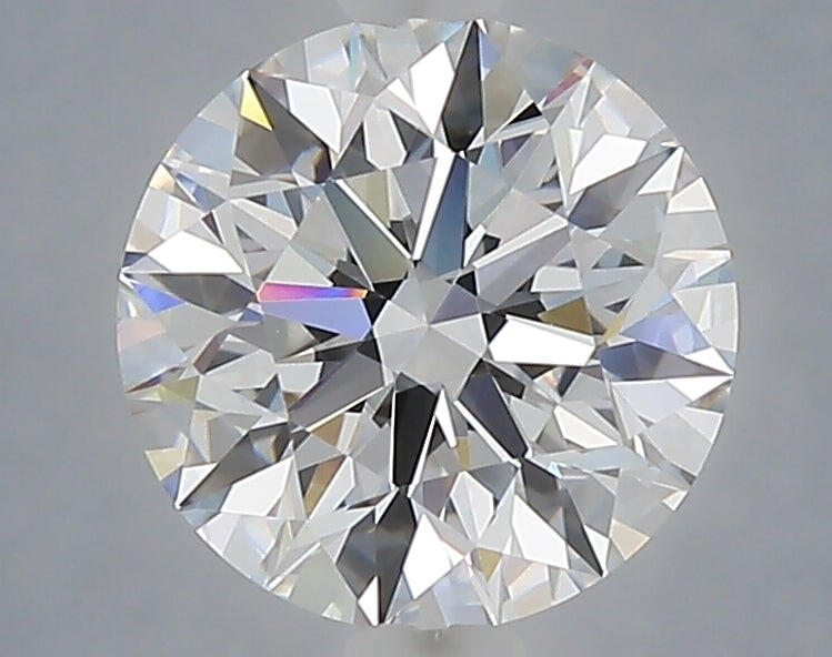 2.01 carat round lab grown diamond E color VS1 clarity