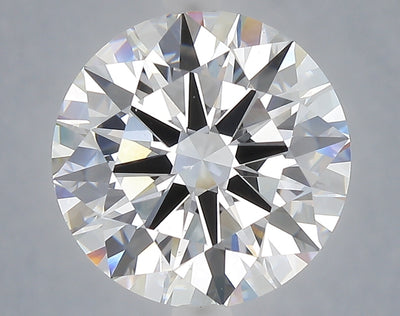 6.01 carat round lab grown diamond E color VS1 clarity