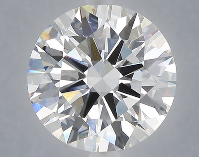 6.05 carat round lab grown diamond E color VVS2 clarity