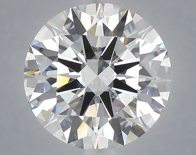 6.05 carat round lab grown diamond E color VVS2 clarity