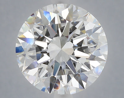 6.05 carat round lab grown diamond E color VVS2 clarity