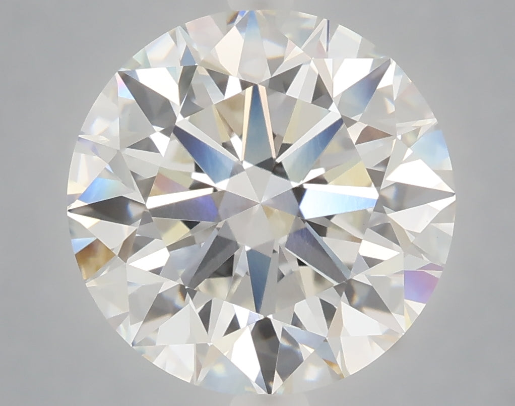 6.01 carat round lab grown diamond F color VS1 clarity