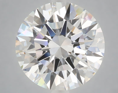 6.08 carat round lab grown diamond E color VS1 clarity