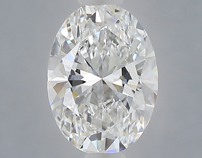 1.09 carat oval lab grown diamond E color VVS2 clarity