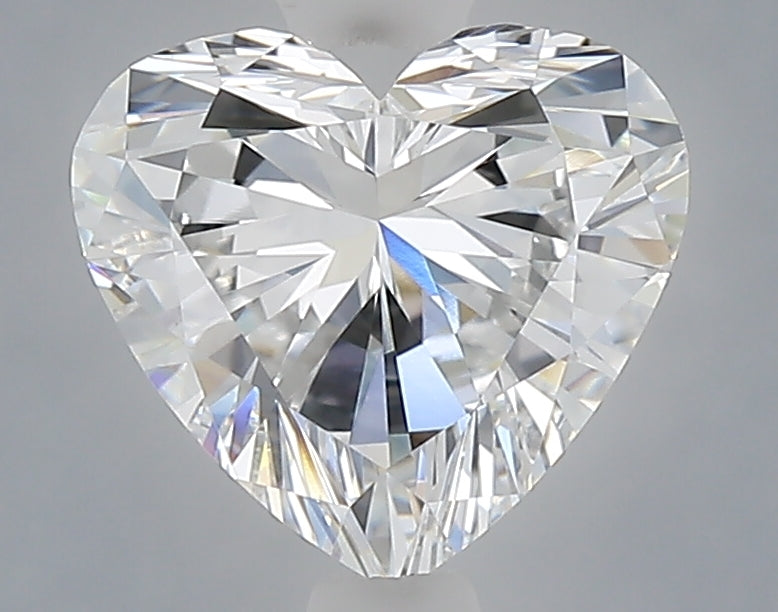 1.59 carat heart lab grown diamond E color VVS1 clarity