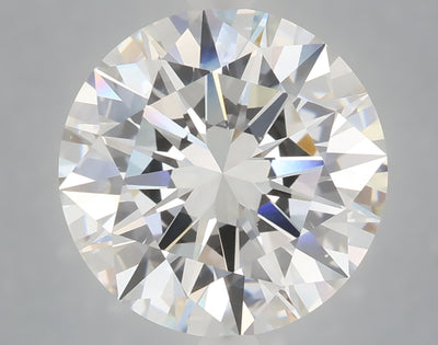 6.01 carat round lab grown diamond F color VS1 clarity