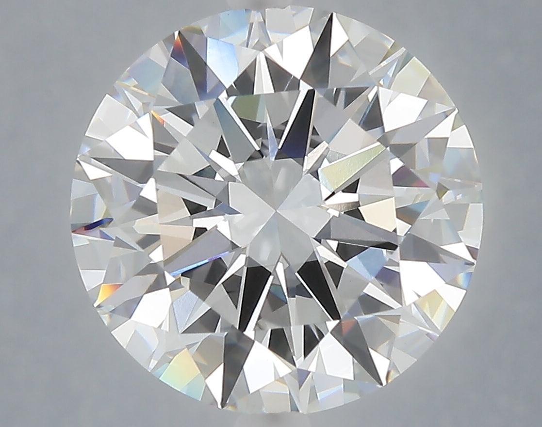 7.06 carat round lab grown diamond E color VVS2 clarity
