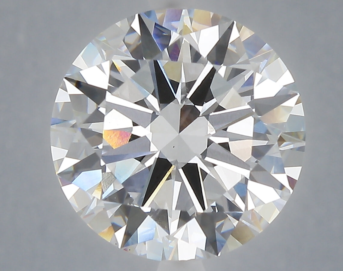 7.02 carat round lab grown diamond E color VVS2 clarity