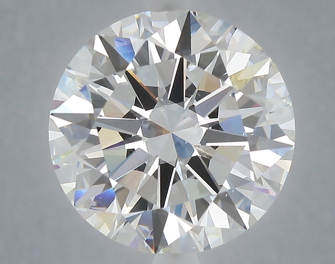 7.01 carat round lab grown diamond F color VS1 clarity