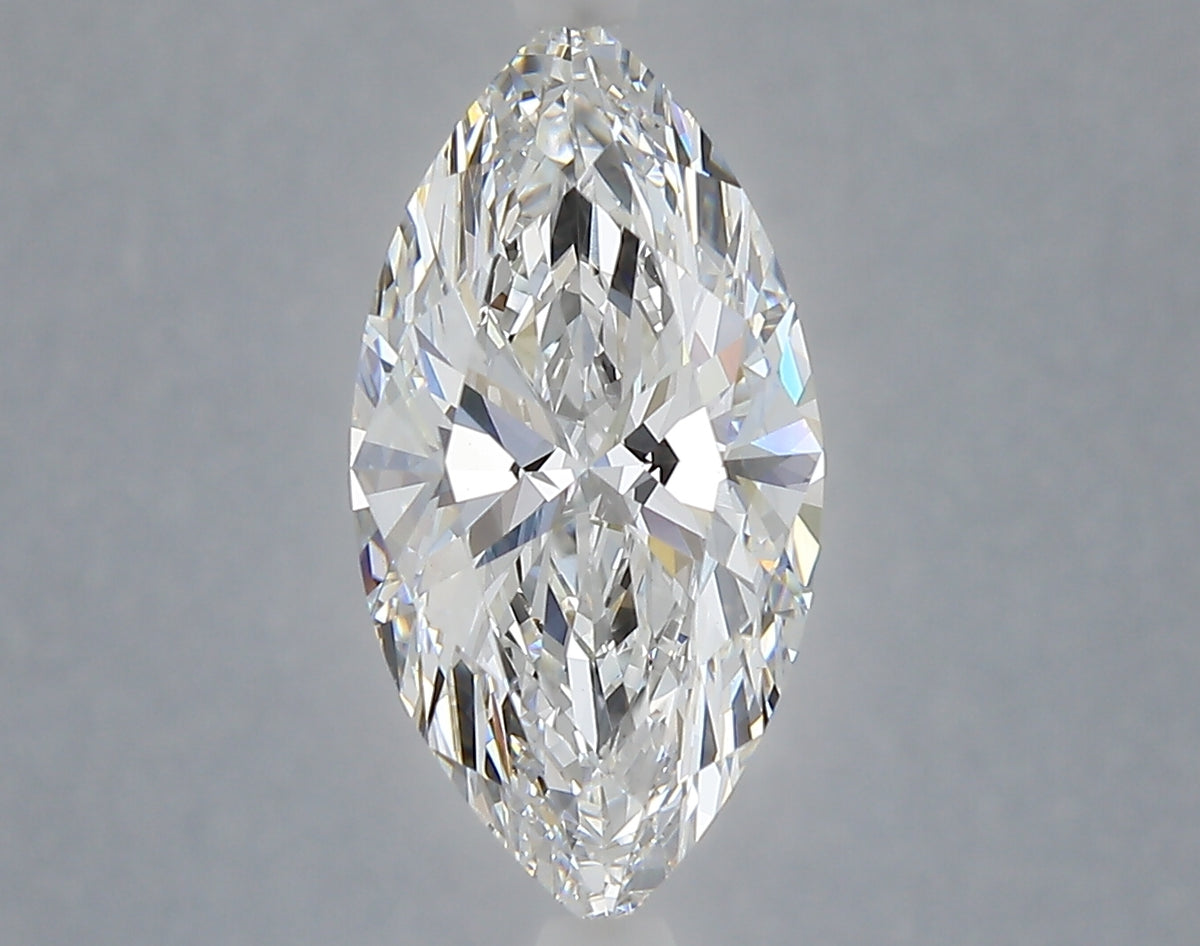 3.09 carat marquise lab grown diamond E color VS1 clarity
