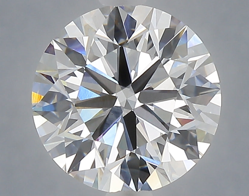 2.91 carat round lab grown diamond E color VS1 clarity