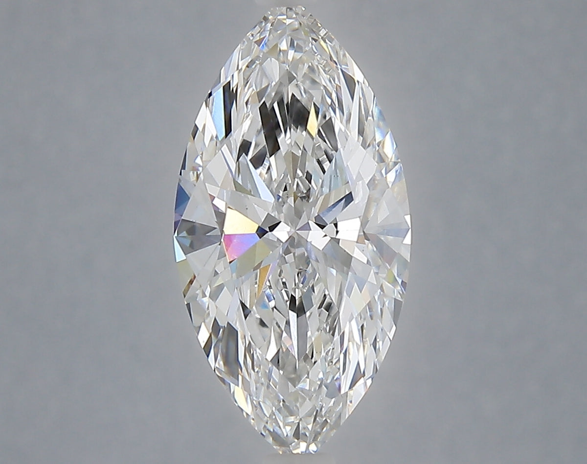 3.06 carat marquise lab grown diamond E color VS1 clarity