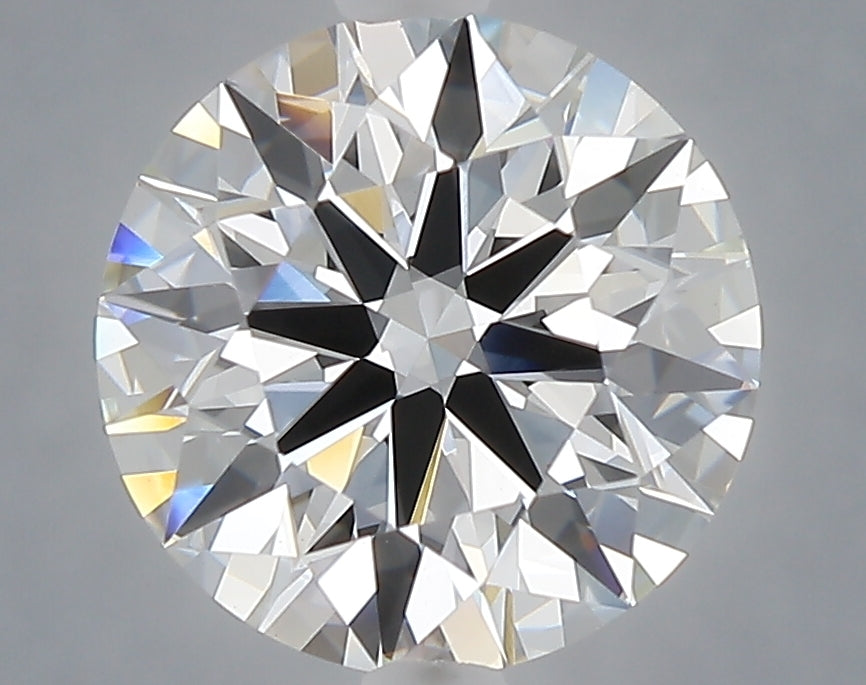 3.03 carat round lab grown diamond E color VVS2 clarity