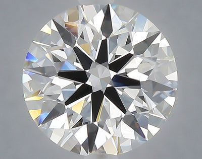 3.03 carat round lab grown diamond E color VVS2 clarity