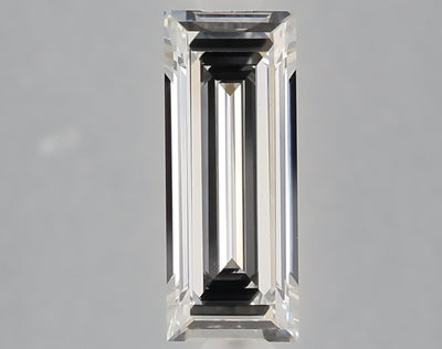 1.04 carat baguette lab grown diamond E color VS1 clarity