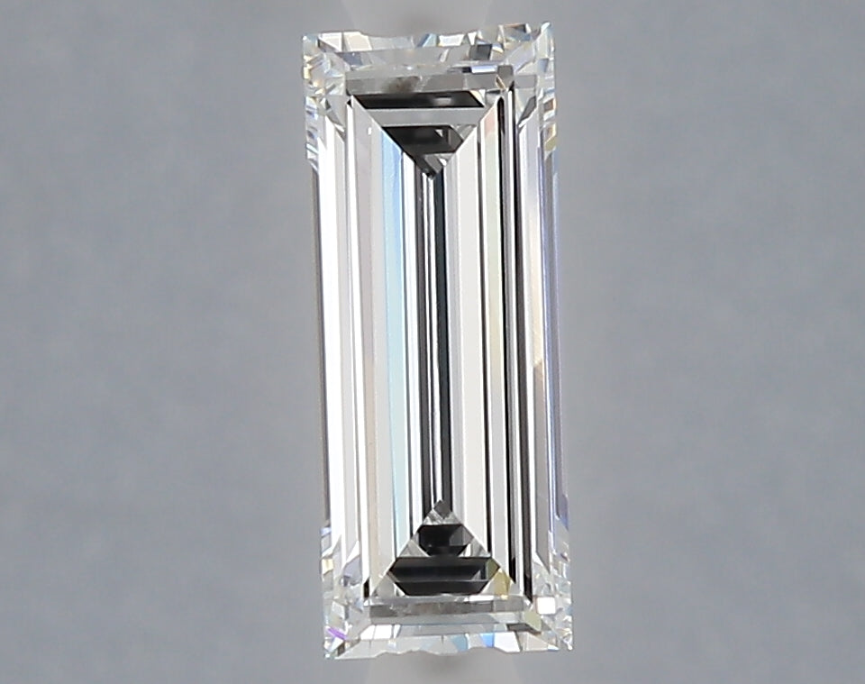 1.02 carat baguette lab grown diamond E color VVS2 clarity