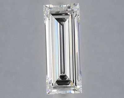 1.02 carat baguette lab grown diamond E color VVS2 clarity