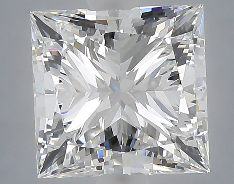 2.50 carat princess lab grown diamond E color VS1 clarity