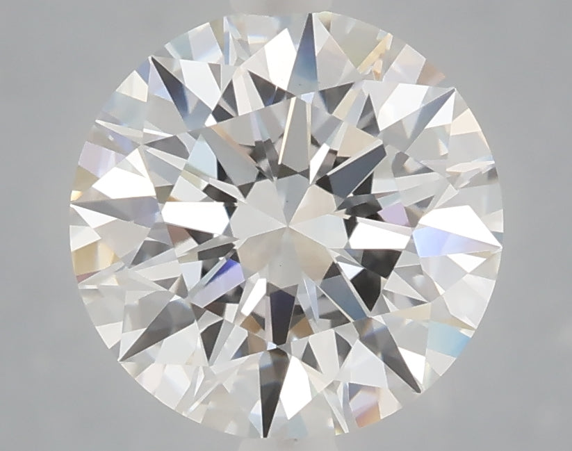 3.09 carat round lab grown diamond E color VS1 clarity