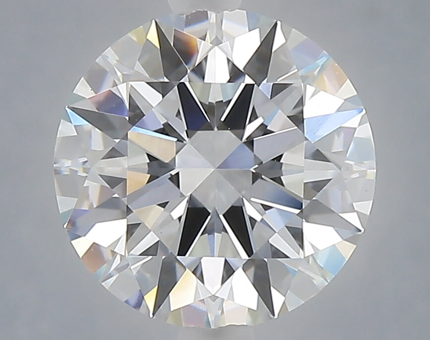 3.06 carat round lab grown diamond E color VS1 clarity