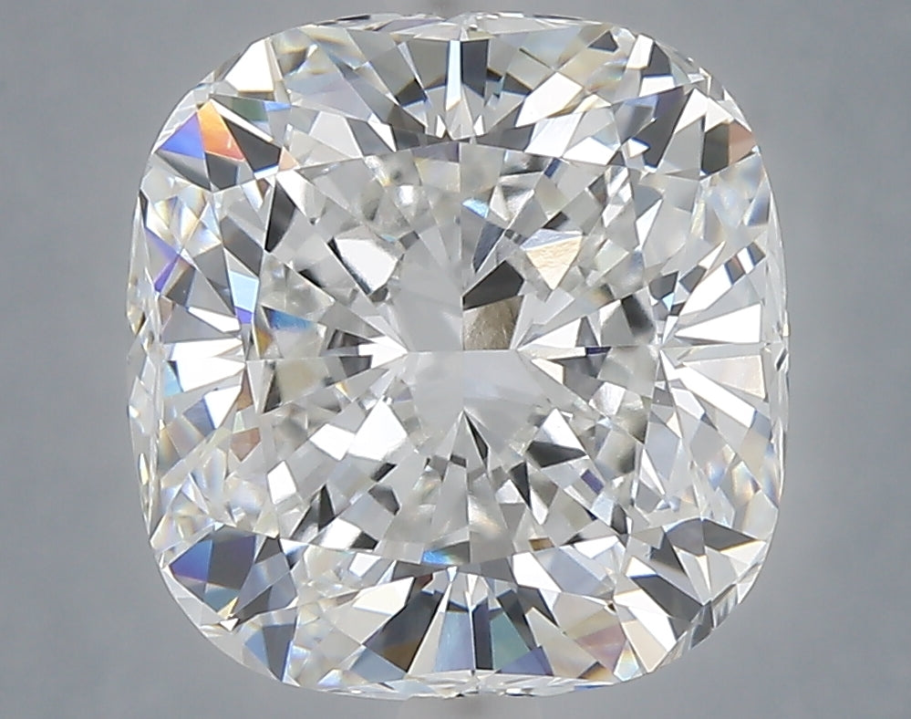 6.02 carat cushion lab grown diamond E color VVS2 clarity