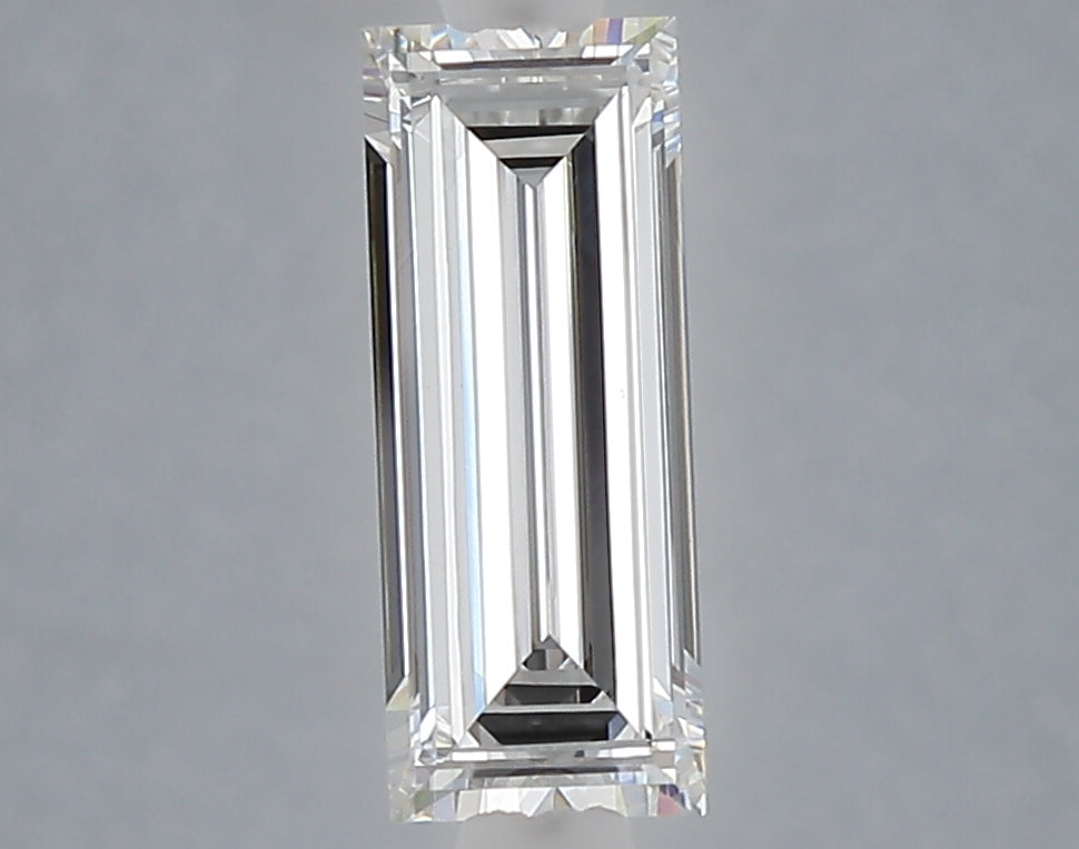 1.05 carat baguette lab grown diamond D color VVS2 clarity