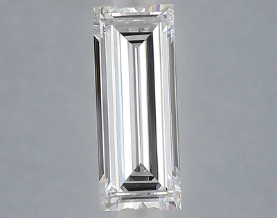1.05 carat baguette lab grown diamond D color VVS2 clarity