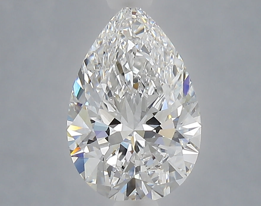 1.51 carat pear lab grown diamond D color VVS2 clarity