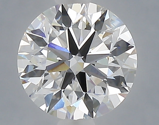 1.37 carat round lab grown diamond D color VVS2 clarity