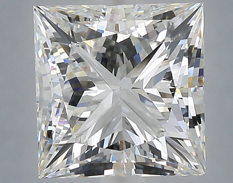 4.01 carat princess lab grown diamond F color VS1 clarity