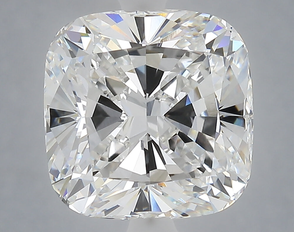 6.10 carat cushion lab grown diamond E color VVS2 clarity