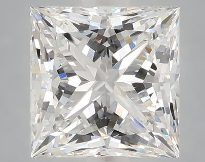 2.25 carat princess lab grown diamond D color VS1 clarity