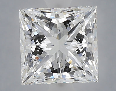 2.50 carat princess lab grown diamond E color VS1 clarity