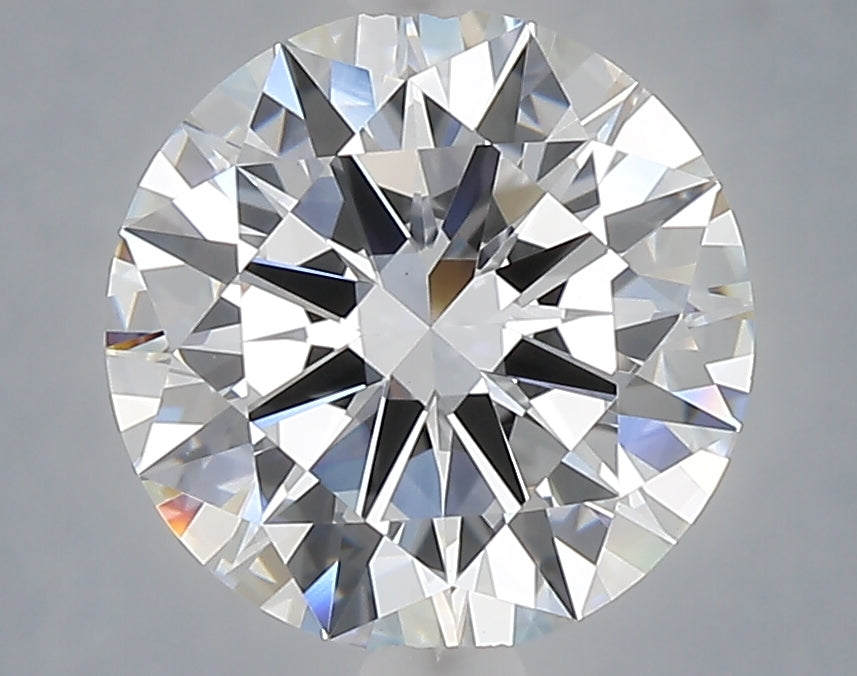 3.04 carat round lab grown diamond E color VS1 clarity