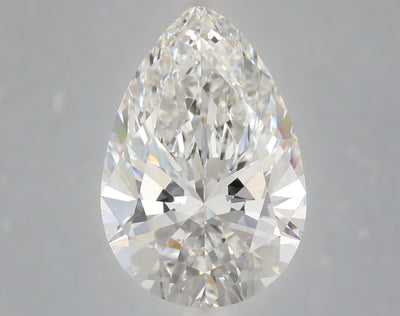 6.01 carat pear lab grown diamond F color VVS2 clarity