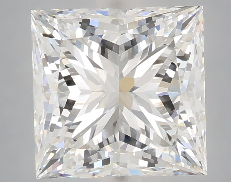4.05 carat princess lab grown diamond E color VS1 clarity
