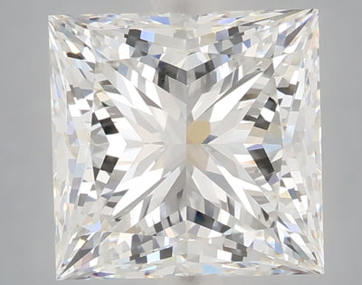 4.05 carat princess lab grown diamond E color VS1 clarity