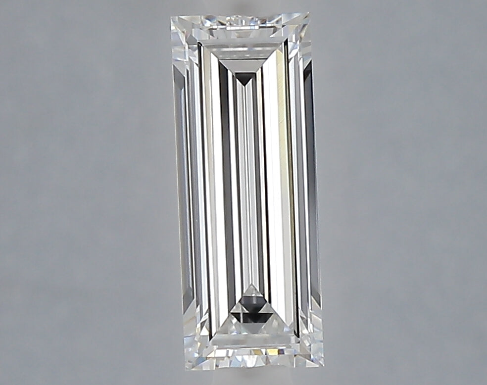 1.02 carat baguette lab grown diamond D color VVS2 clarity