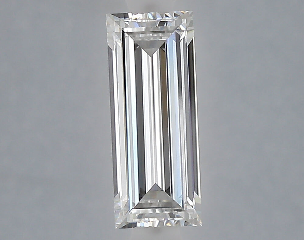 1.06 carat baguette lab grown diamond E color VVS2 clarity