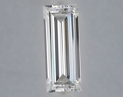 1.06 carat baguette lab grown diamond E color VVS2 clarity
