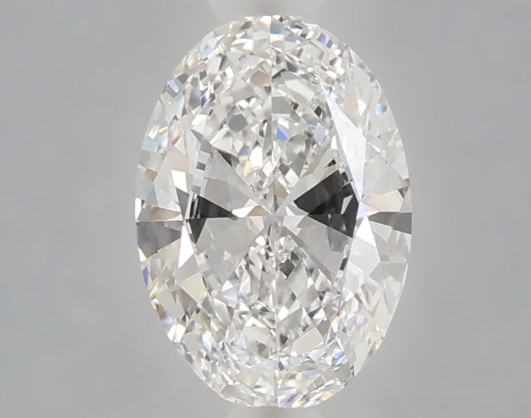 1.08 carat oval lab grown diamond D color VVS2 clarity