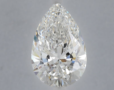 6.02 carat pear lab grown diamond F color VS1 clarity