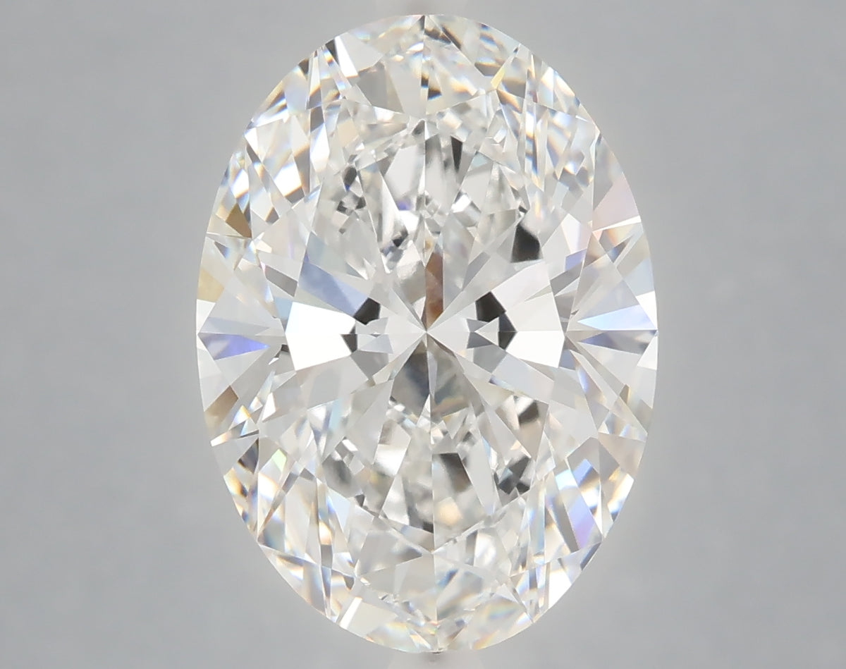 6.23 carat oval lab grown diamond E color VVS2 clarity