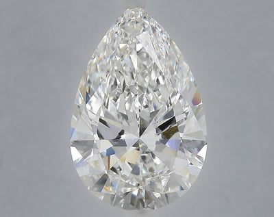 6.02 carat pear lab grown diamond F color VVS2 clarity
