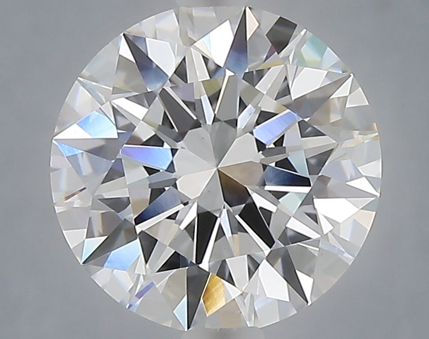 3.08 carat round lab grown diamond E color VS1 clarity