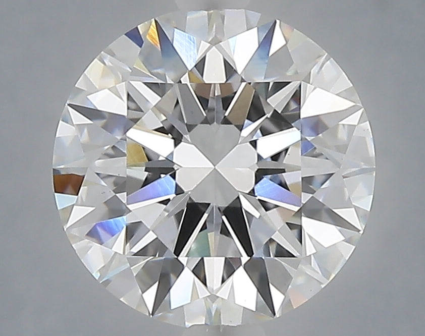 3.06 carat round lab grown diamond E color VS1 clarity
