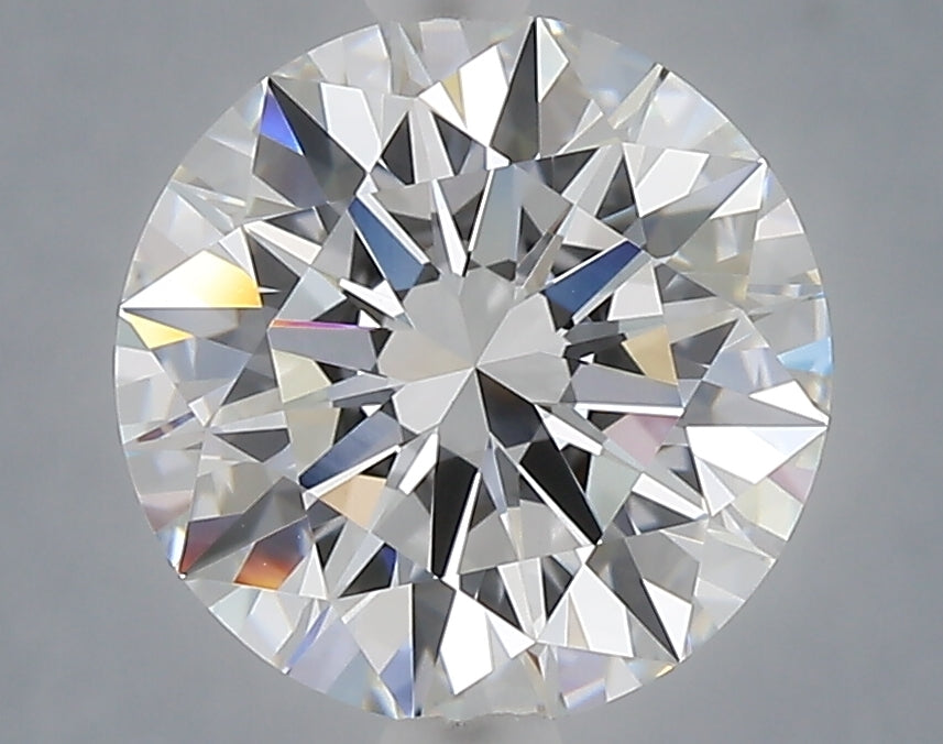 3.10 carat round lab grown diamond E color VVS2 clarity