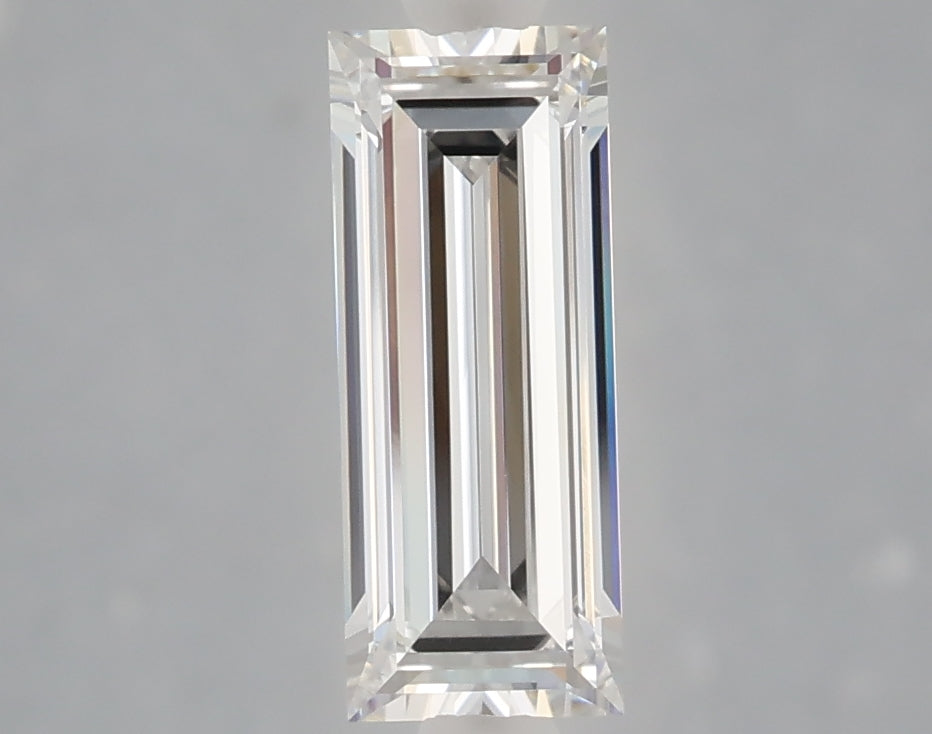 1.05 carat baguette lab grown diamond E color VVS2 clarity
